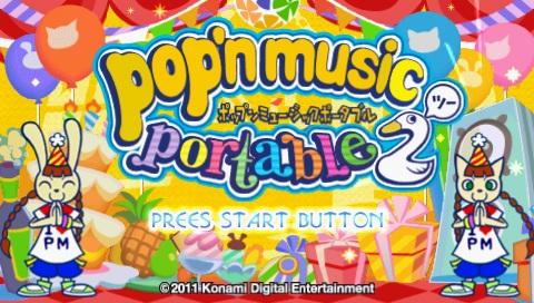 Pop’n Music Portable 2 [JPN] (2011) PSP