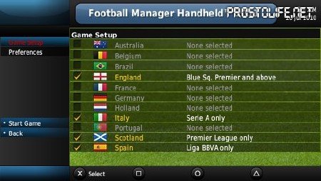 Football Manager Handheld 2011 [ENG] PSP